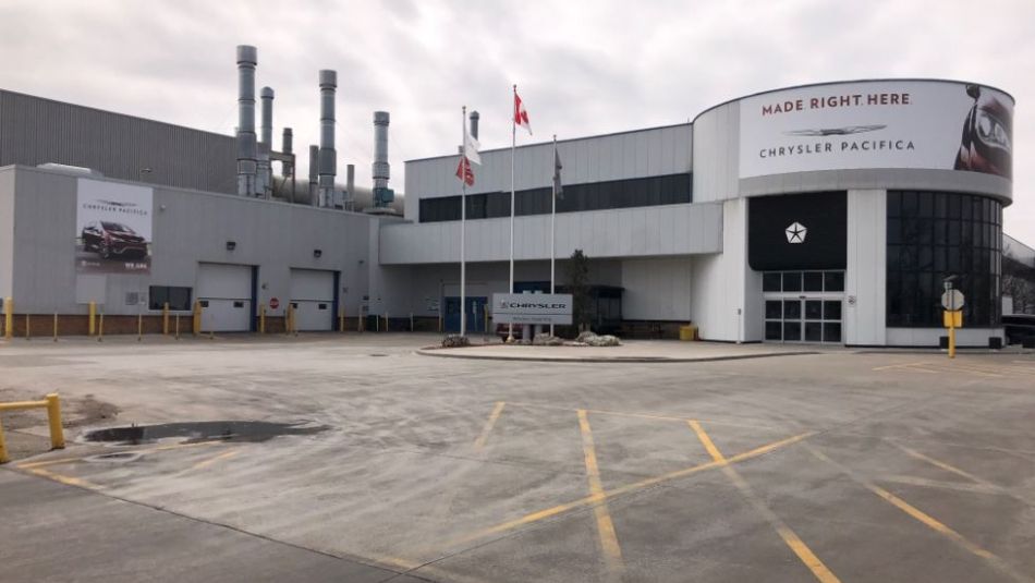 The Chrysler Windsor Assembly Plant in Windsor, Ontario.